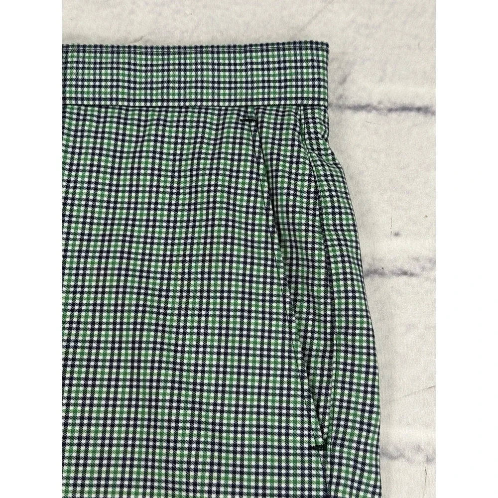 BEN HOGAN Men's Golf Shorts 36 Green Check Performance 10